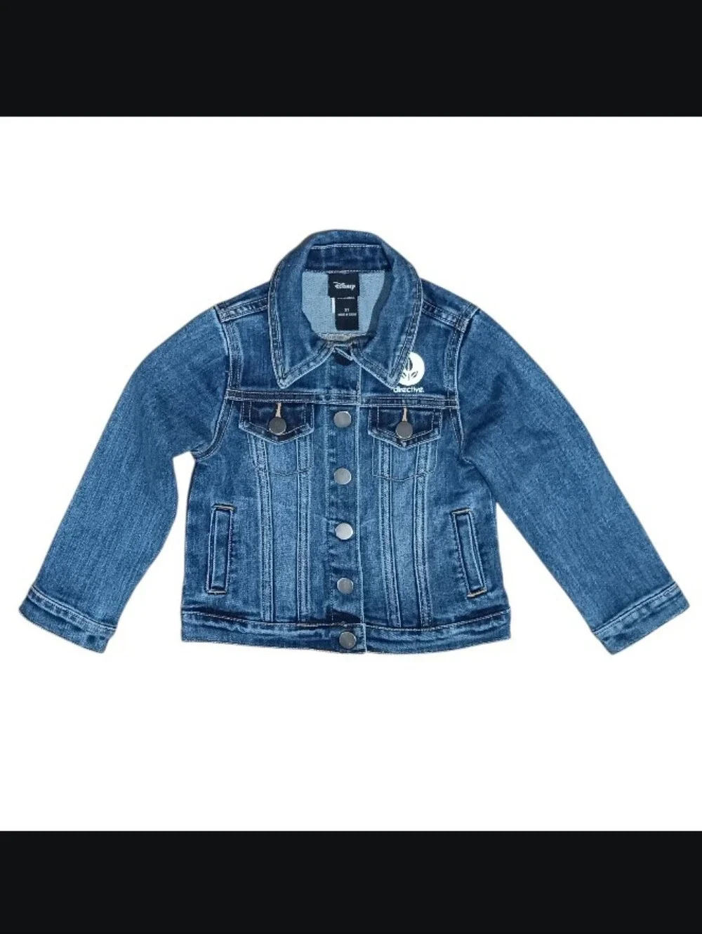 Disney Pixar WALL-E Denim Trucker Jacket Embroidered Toddler 3T